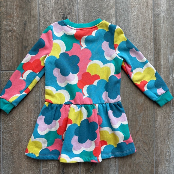 Mini Boden Colorful pocket Skater Dress Sz 5-6Y - Picture 2 of 7